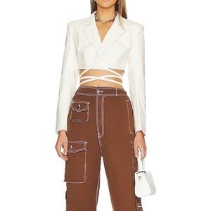 H:ours cropped blazer